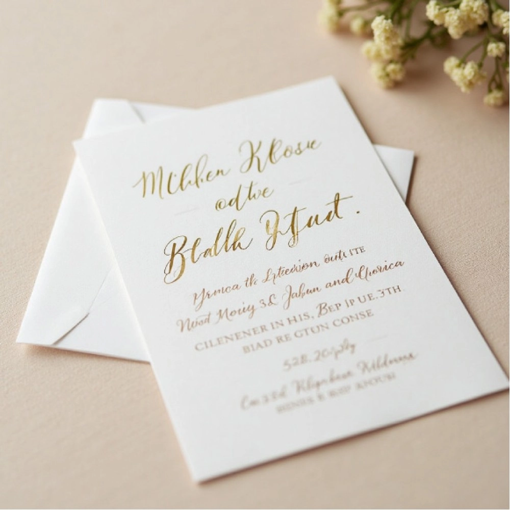 A6 Invitation Card
