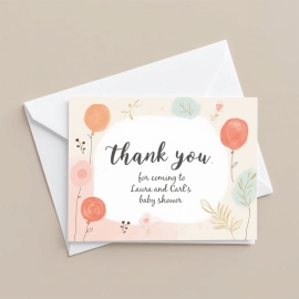 A6 Invitation Card