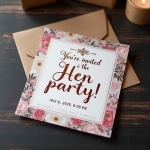 Square Invitation Card