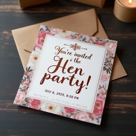 Square Invitation Card
